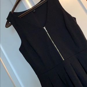 Apt 9 black dress with gold zipper